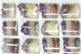 Lot: Amethyst Half Cylinder (For Pendants) - Pieces #83437-2